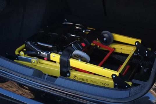 Portable stairlift solution image in use