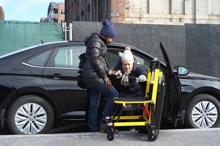 Genesis stairlift curbside view