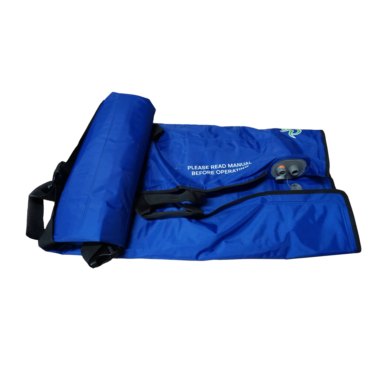 Airlift Ease evacuation stretcher rolled up deflated for compact storage