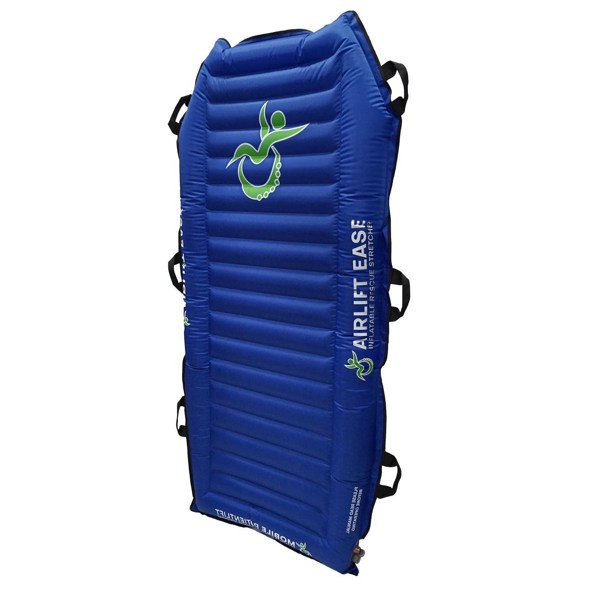 Airlift Ease inflatable sled stretcher with multiple carry handles for search and rescue