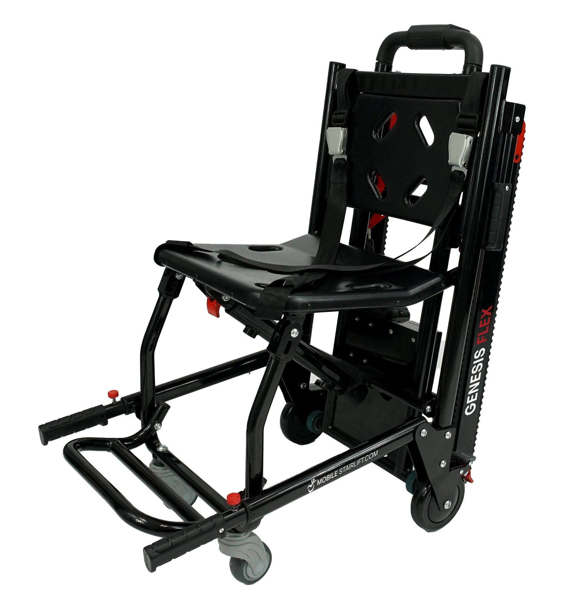 Genesis FLEX battery powered portable stairlift and transport chair, rated 400 lb