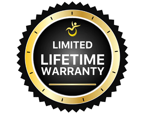 Limited lifetime warranty badge