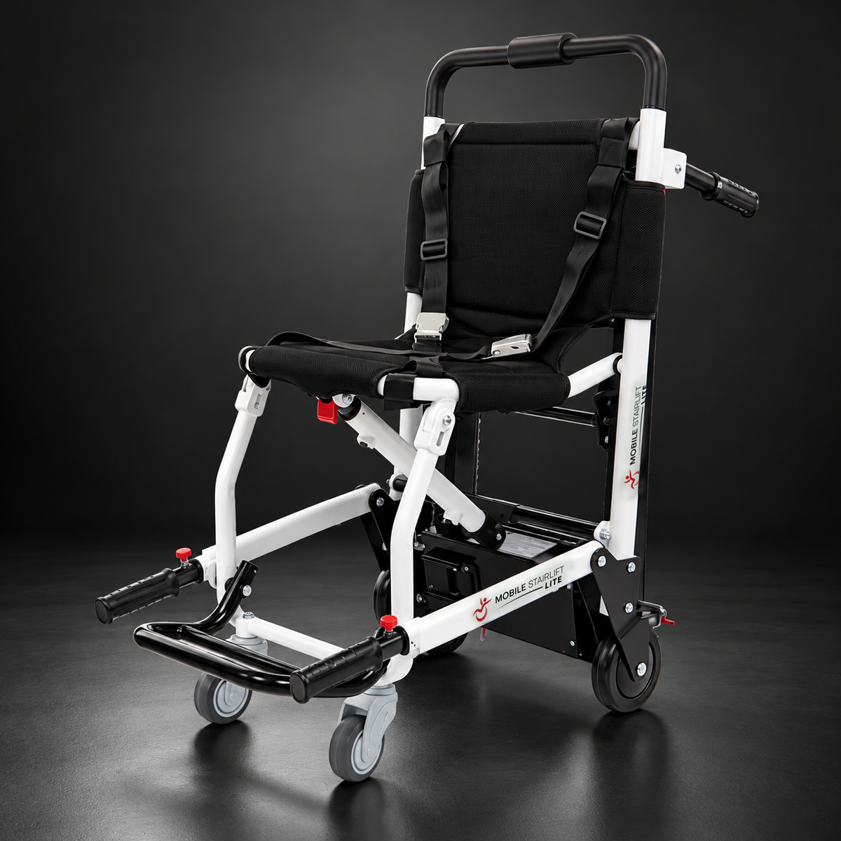 LITE Ultra Lightweight Battery Powered Mobile Stairlift for Straight Stairs