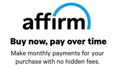 Affirm financing text banner