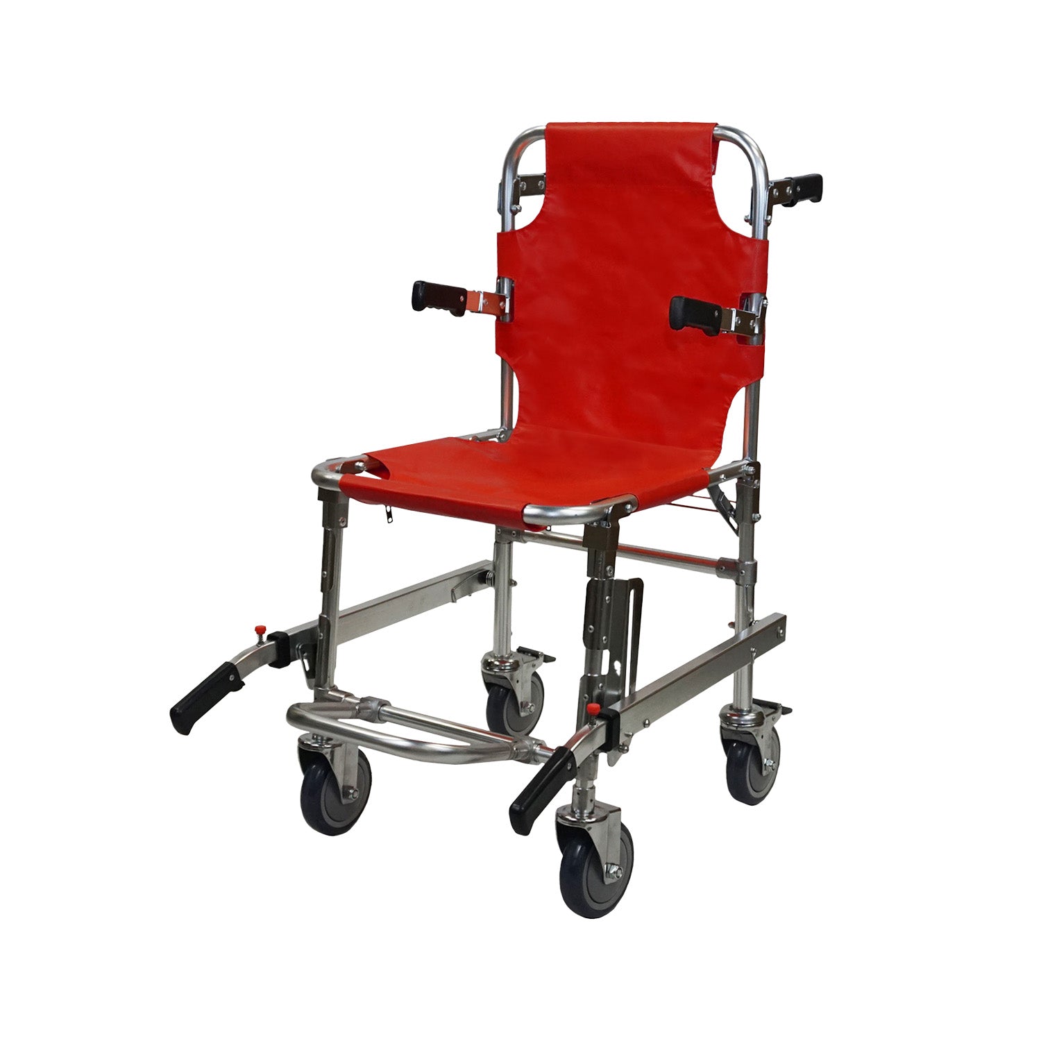 HyperLite emergency stair chair with multi point safety restraint straps and support handles